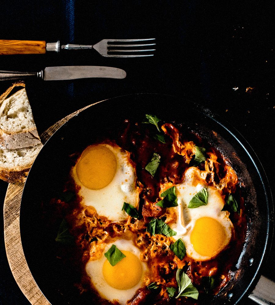 Shakshuka in a pan